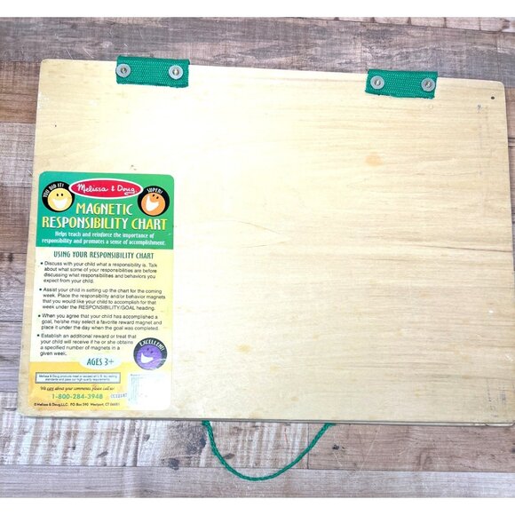 Melissa & Doug Magnetic Responsibility Chart With 89 Magnets Ages 3+ - Picture 8 of 8